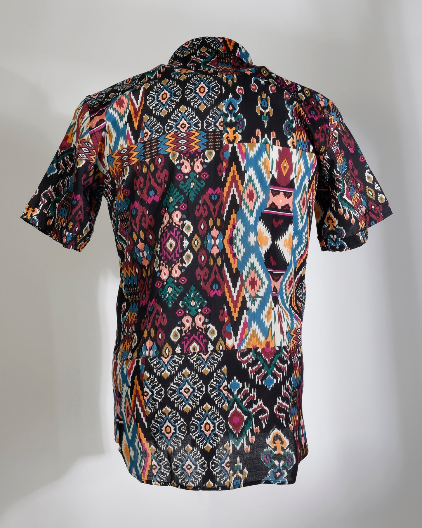 Tribal Mirage – Ikat Cotton Shirt - Faboriq