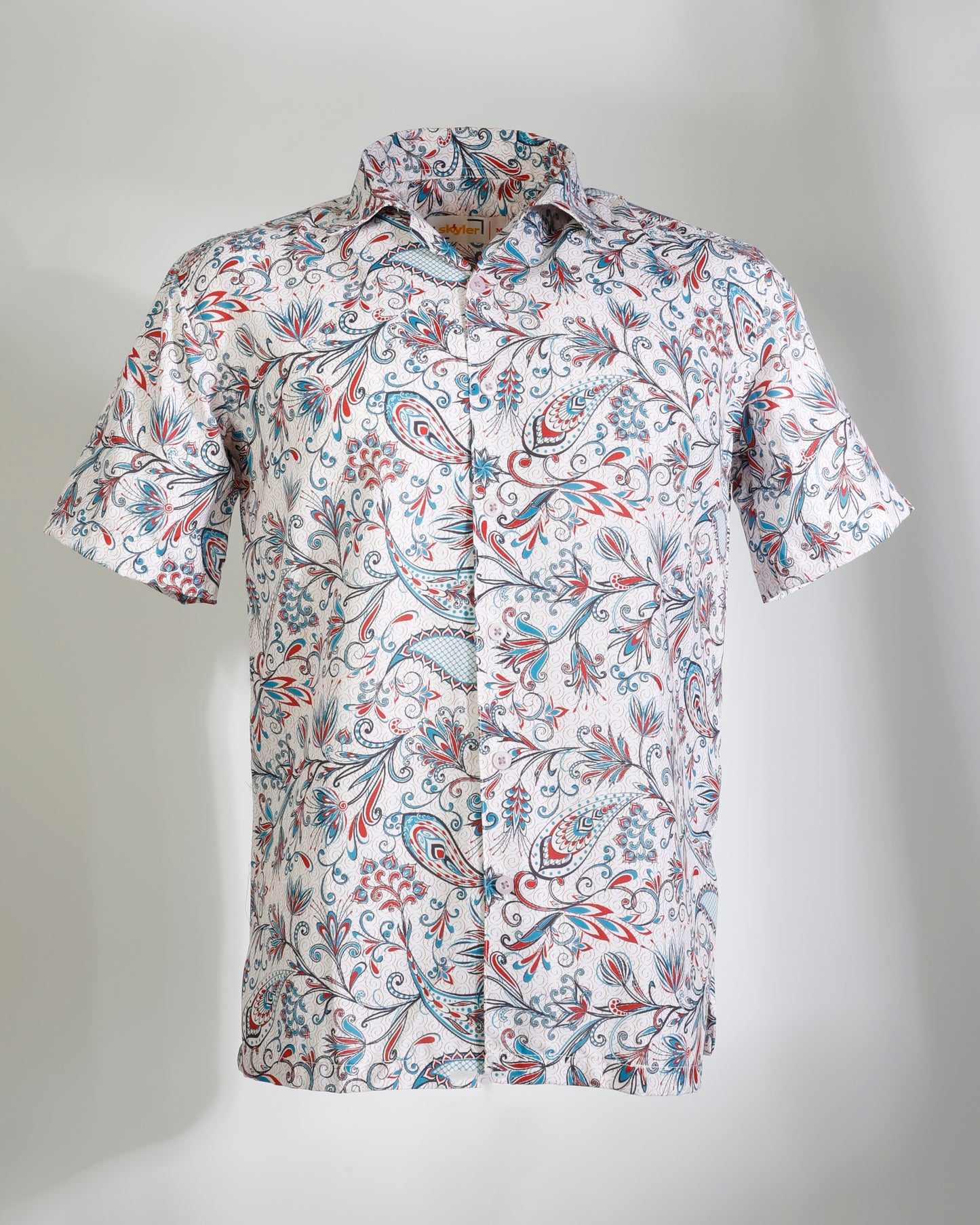 Persian Garden – Paisley Print Shirt - Faboriq