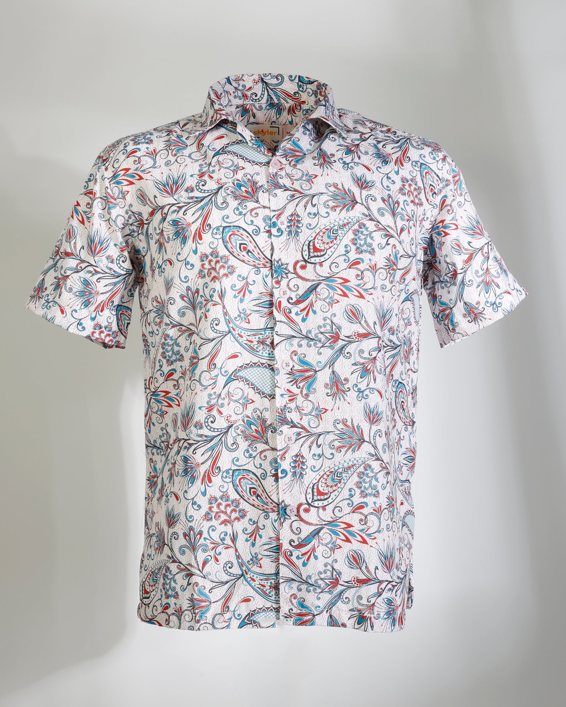 Persian Garden – Paisley Print Shirt - Faboriq