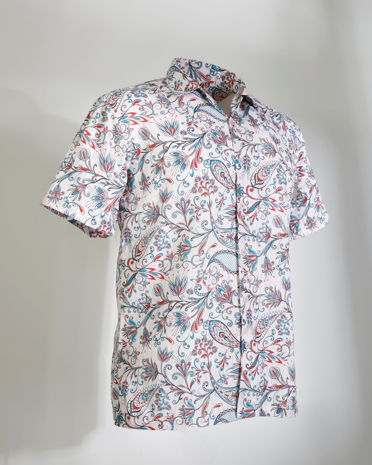 Persian Garden – Paisley Print Shirt - Faboriq