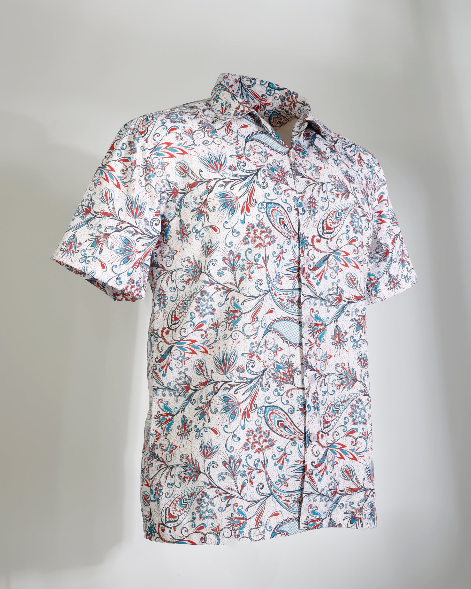 Persian Garden – Paisley Print Shirt - Faboriq