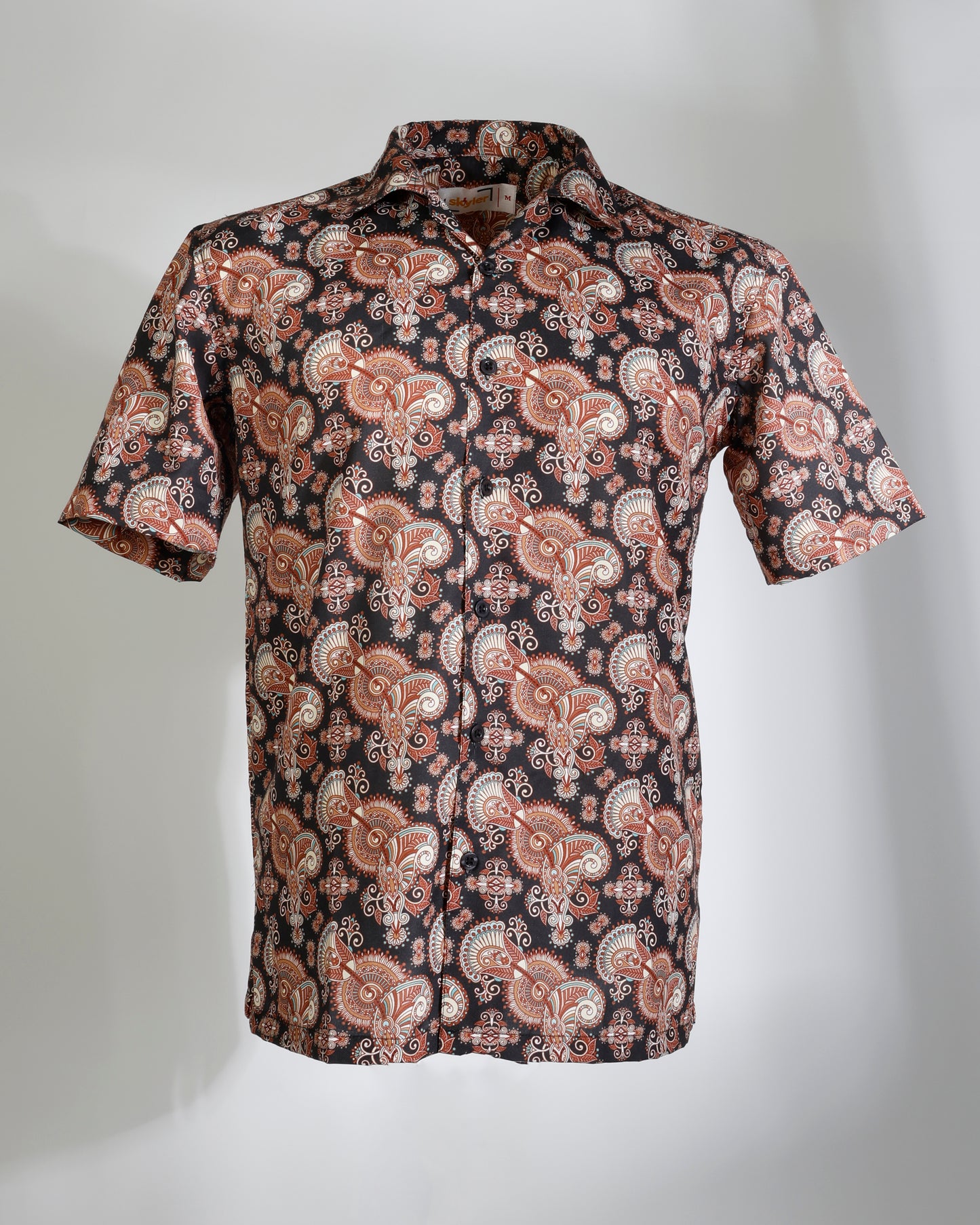Heritage Bloom – Paisley Half Sleeves Shirt - Faboriq