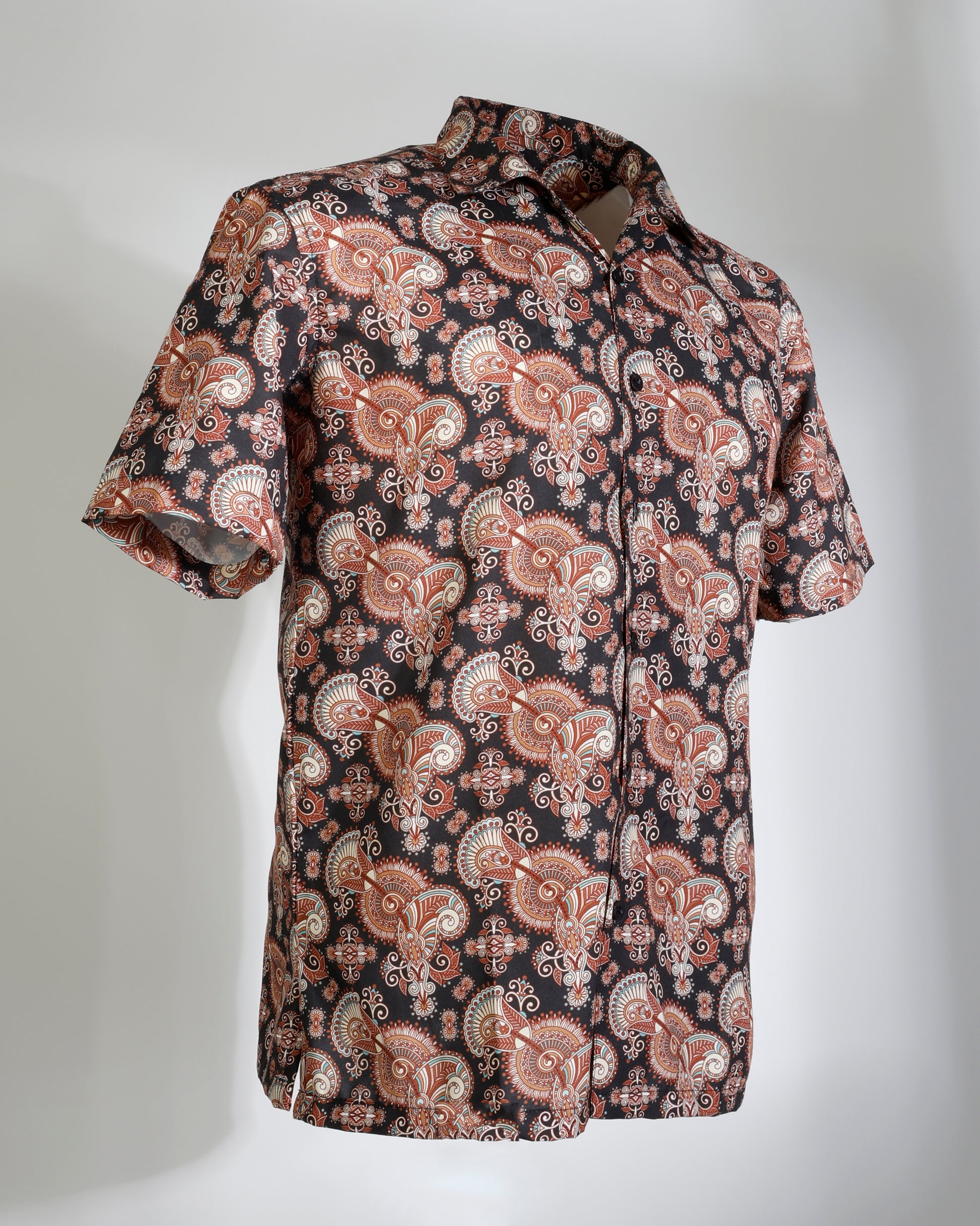 Heritage Bloom – Paisley Half Sleeves Shirt - Faboriq