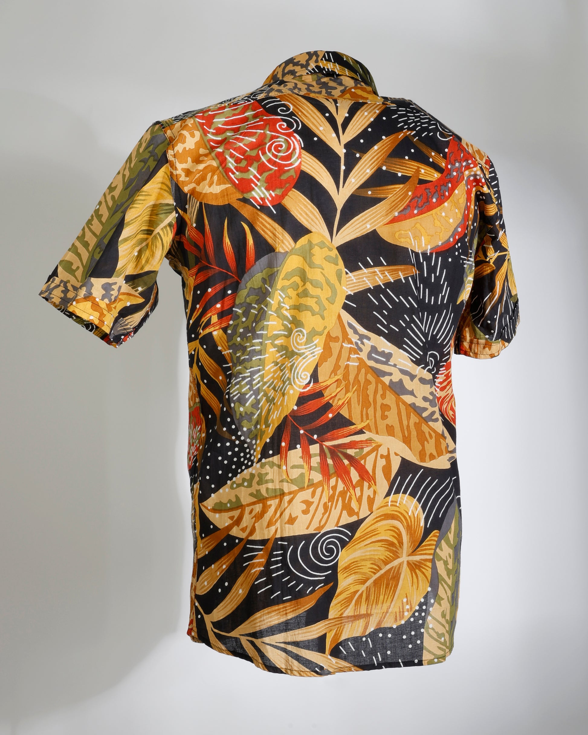 Tropical Leaf Shirt – Casual Fit - Faboriq