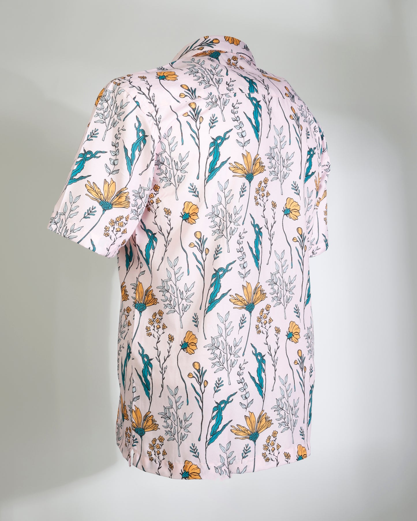 Botanic Bloom – Floral Cotton Shirt - Faboriq