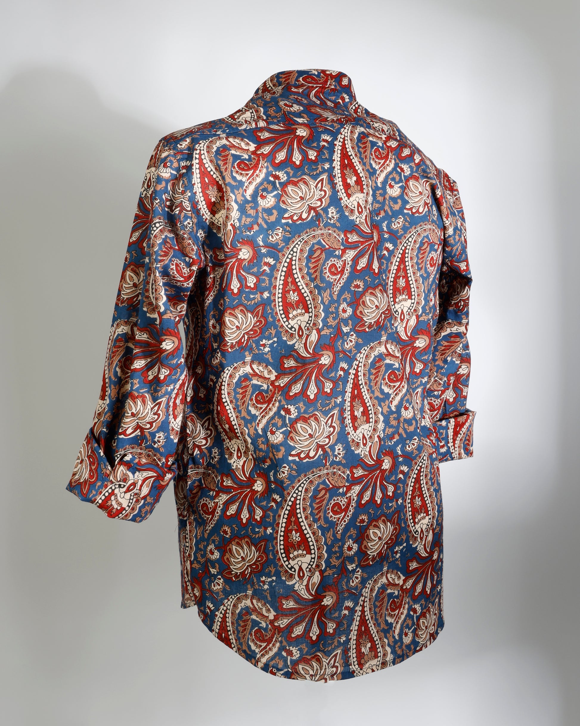 Persian Royale – Paisley Print Short Kurta - Faboriq